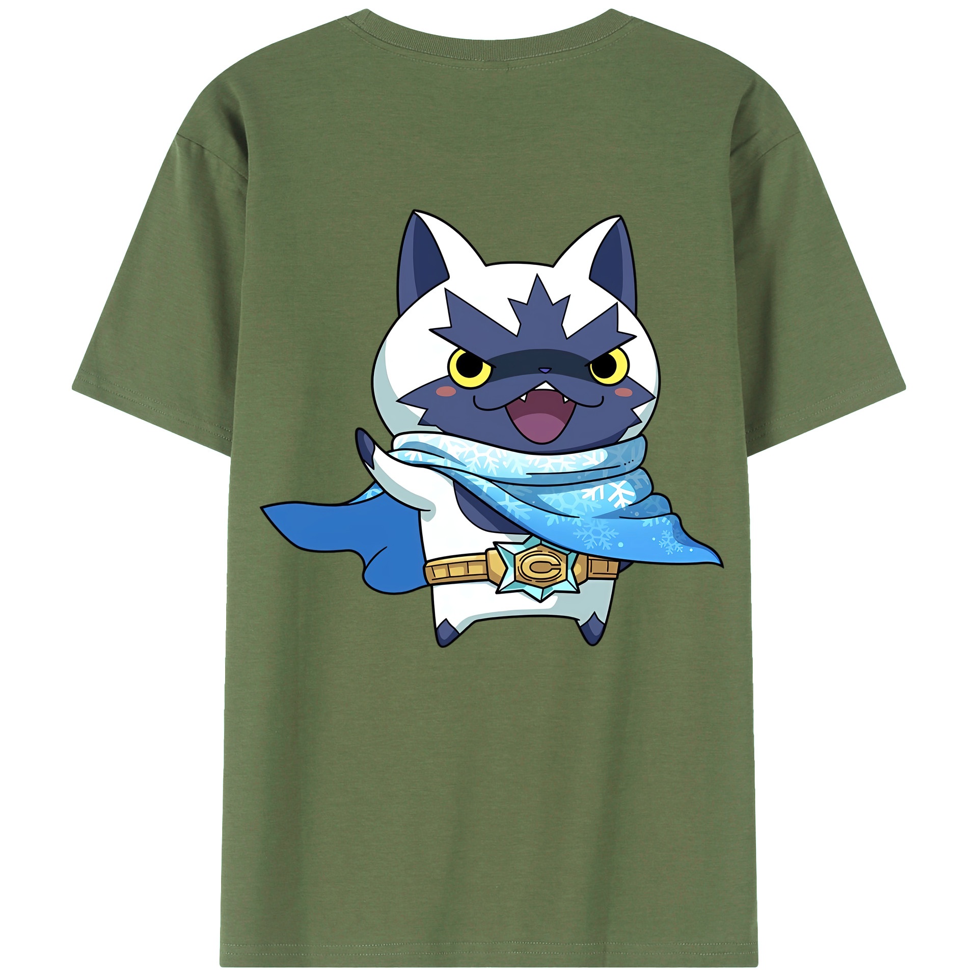 （画像用） 妖怪ウォッチ Yo-kai Watch 綿100％ メンズ半袖Tシャツ（バックプリント） 通気性